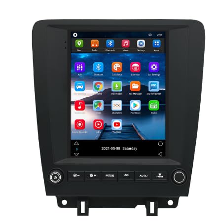 EUBUY Android 13 Car Stereo for F-ord M-ustang 2010 2011 2012 2013 2014 with Wireless CarPlay & Android Auto, 4+64G Car Radio Support Support GPS, WiFi, FM Radio, Backup Camera