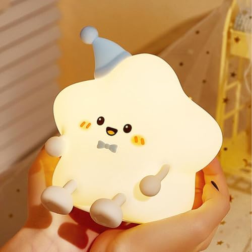 Lámpara de Noche Estrella Kawaii Recargable con Batería 1200mAh miniatura 5