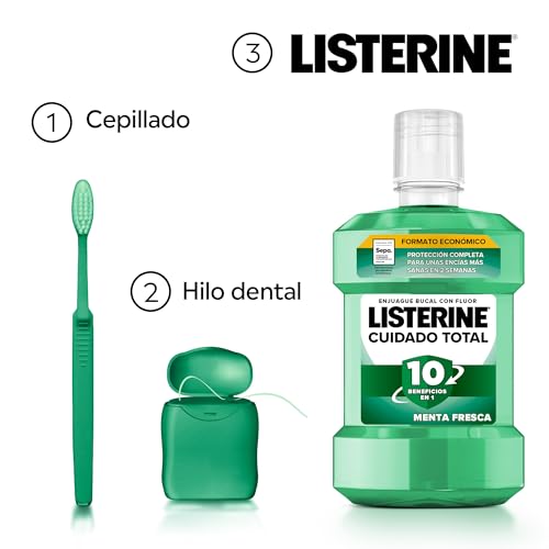 Miniatura 5 de Listerine Cuidado Total Protección Dientes Y Encías Enjuague Bucal, 2 X1 L