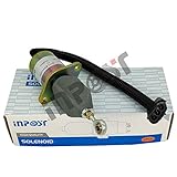 INPOST 3919422 12V Shutoff Solenoid Valve Stop Solenoid for Yanmar Cummins Synchro Start Kubota Ford Bobcat