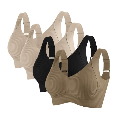 Soutien-gorge sans armatures doux pour soulager les pressions de la poitrine