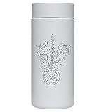 Traditional Medicinals - Miir 360 Traveler Stainless Steel Double-Wall Vacuum Insulated Tumbler, White, 12 Fluid Ounces
