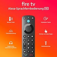 Alexa-Sprachfernbedienung Pro von Amazon für Fire TV, mit Remote Finder, TV-Steuerungstasten und Tasten mit Hintergrundbeleuchtung (kompatibles Fire TV-Gerät erforderlich) – Ansicht 7