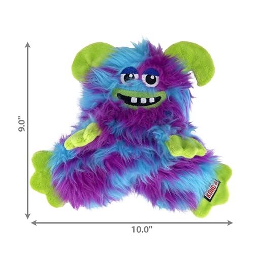 KONG Frizzle Razzle Medium - Plüschspielzeug für Hunde - Alle Rassengrößen - Indoor
