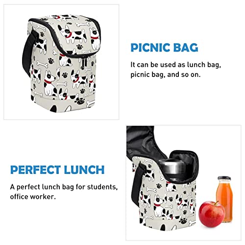 Bolsa de almuerzo dálmata impermeable con interior térmico 3