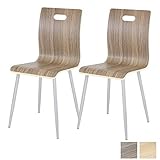 PRAKTISCH: neben der modernen Form bestechen diese Stühle nicht zuletzt mit praktischen Details: Mit 47 cm haben diese Stühle die perfekte Sitzhöhe für Ess- und Küchen-Tische. Die Stühle sind vom Gewicht mit 4 Kg her recht leicht und haben eine komfortable Griff-Mulde. Dies ist bequem im Alltag.