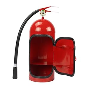 PYLTT Fire Etinguisher Mini Bar, Mini Wijn Opbergdozen, Desktop Blik, Metalen Mini Bar, Whisky Mini Bar Collect, Mini Bar Accessoires, Home Decor