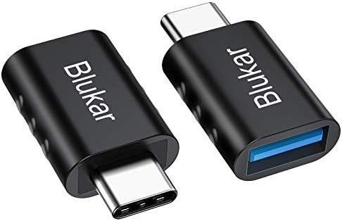 Blukar USB C to USB Adapter, [2-Pack] USB Type C to USB 3.0 Adapter, Thunderbolt 3 to USB Female OTG Adapter for MacBook Pro 2019/2018/2017, Galaxy S10/S9, MacBook Air 2018 and More Type-C Devices