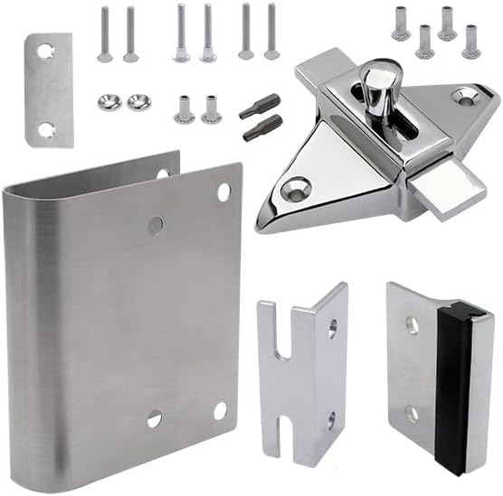 Inswing Latch "Fix It" Kit, Inswing Door, 1 inch (Round Edge)