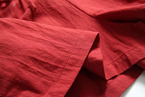 Shorts feminino NH de linho de verão calças cintura solto confortável calças casuais, Cinza, Small