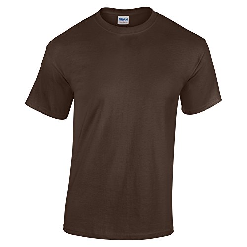 Gildan 5.3 oz. Heavy Cotton T-Shirt, X-Large, Dark Chocolate