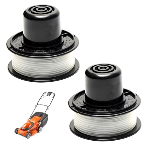 2PCS Strimmer Spool Replacement Spool and Line for Black and Decker Spools String Trimmers Tool Double Autofeed Spools Replacement Compatible for GL250/ GL310/ GL360 Models