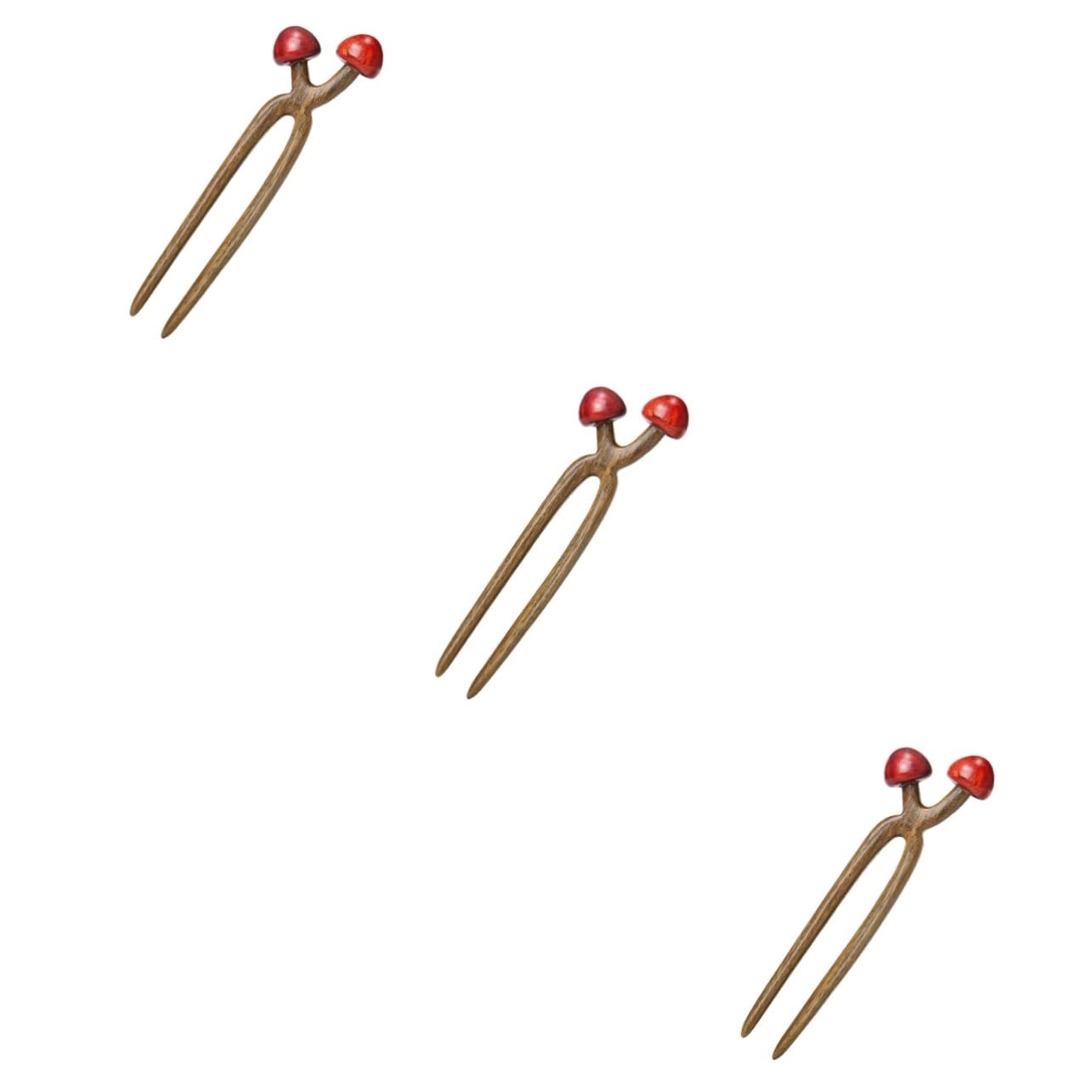 Healeved 3pièces à Cheveux Bois u Épingles à Chignon Vintage Pour Femmes Accessoires Pour Cheveux Outils De Coiffure Élégants Pour Chignons Et Updos
