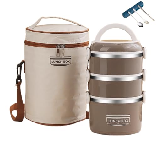 保温弁当箱 サーモス スープジャー 真空断熱スープランチセット サーモス ランチジャー 大容量 保温 茶碗 断熱弁当箱セット 食器と収納バッグ付き ステンレス 密封された漏れ防止 真空断熱ス保温 通勤 運動会 通学 キャンプ (ランチボックス + カトラリ