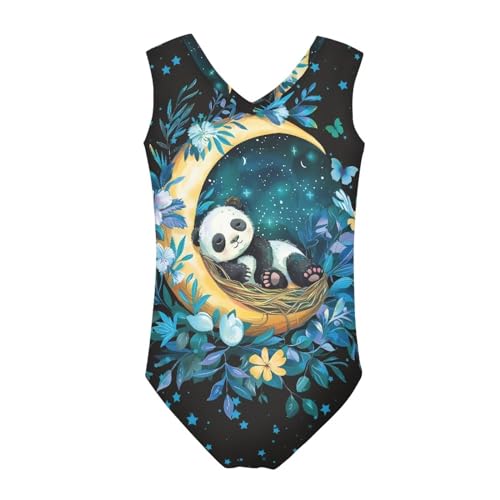 Image of Biyejit Girls Leotards Dance Sport Wear Gymnastics One-Piece Swimwear for Kids 3-14 Years