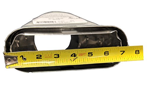 MetalFab 4MOR - B-Vent Adapter Double Wall Flue Oval to Round 4" (1)