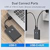 Bluetooth Transmitter Receiver for TV, 2-in-1 Bluetooth 5.3 Adapter with Qualcomm aptX Adaptive Supports 2 AirPods/Headphones Wireless HD Audio Adapter for Airplane, Car, Gym, Home Stereo