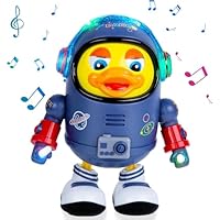 Electric Musical Dancing Duck Robot Toy, Interactive Duck Toy With Music & Lights, Children Interactive Early Educational Birthday Kids Gift Kids