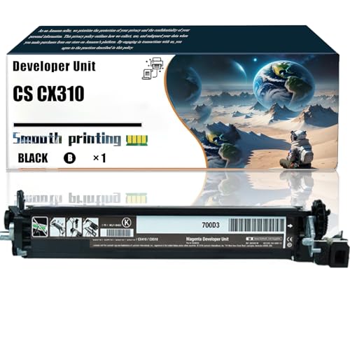 Replacement Parts Developer Unit CS CX310 Compatible with Lexmark CS310dn CS310n CS317dn CS410dtn CS410n CS417dn CS510de CS510dte CS517de CX310dn CX310n CX317dn CX410de CX410dte Printers (Black)