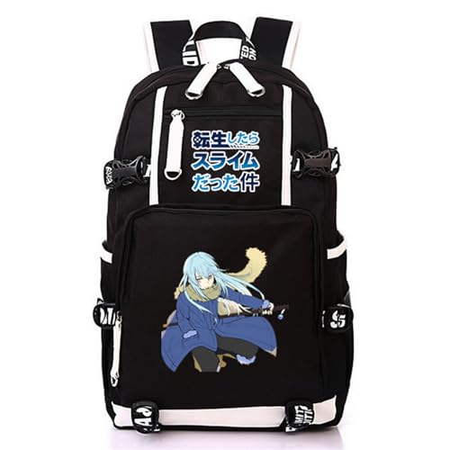 ISaikoy Anime That Time I Got Reincarnated as a Slime Backpack Bookbag Daypack School Bag Laptop Bag A1