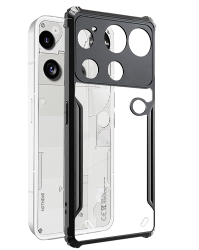 Image of SPAZY CASE Nothing Phone 3 Back Cover | Transparent Crystal Clear Hard PC Back Case with TPU Bumper, Drop Protection Case for Nothing Phone 3