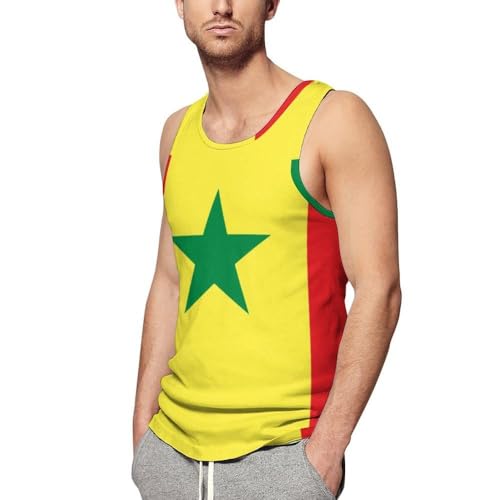 T-shirts d'entraînement cool Sénégal, fini la chaleur avec ce débardeur d'été pour homme