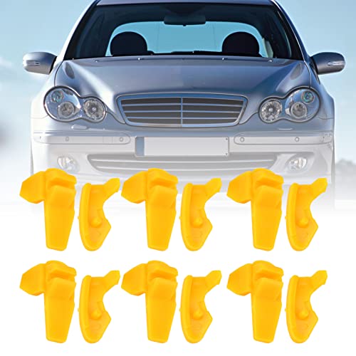 Image of Car Tire Changer Plastic Insert, 6 Pairs Tire Machine Mount Demount Duck Heads Inserts Wheel Rim Protector Tool for Most Motorcycles Cars Tyre Changer Machine, Yellow