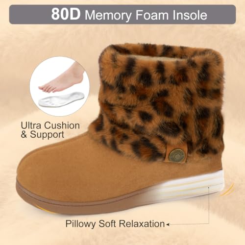 Image of FamilyFairy Women's Slipper Boots Winter Warm Gift Bootie Indoor Outdoor