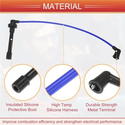 Cable de bobina de encendido para Acura EL 1.6L que estabiliza el arranque del motor 4