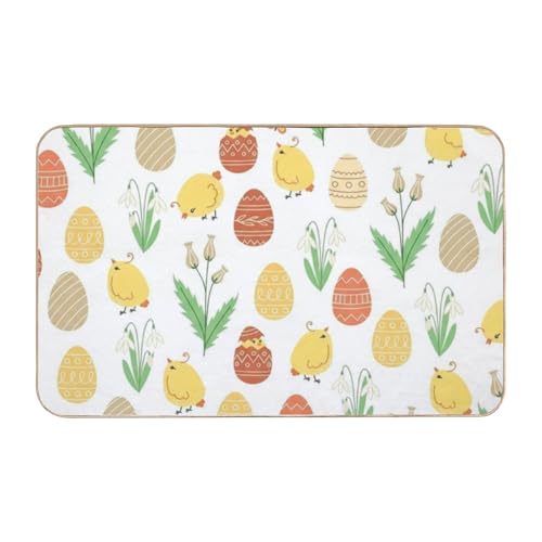Easter Eggs Floor Rug Home-Kitchen Refrigerator Rug Kitchen Floor Matts