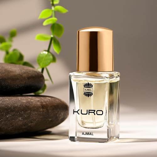 Image of Ajmal Kuro Long Lasting Perfume For Men | Travel Size Luxury Eau De Parfum - 14 ml | Premium Long Lasting woody Spicy Fragrance With Pepper, Patchouli & Bergamot