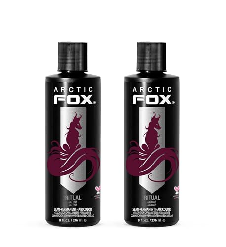 Image of ARCTIC FOX Semi-Permanent Hair Dye Ritual - Burgundy Red - 2 x 8 oz