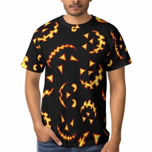 T-Shirt Citrouille Homme Confortable : Le Look d'Halloween Sans Déguisement
