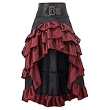 Estilo versátil: Ya sea que busques un look casual o te estés preparando para un evento especial, esta falda gótica combina bien con cualquier parte superior, desde camisetas gráficas hasta blusas estilo corsé, convirtiéndola en una pieza versátil en tu armario