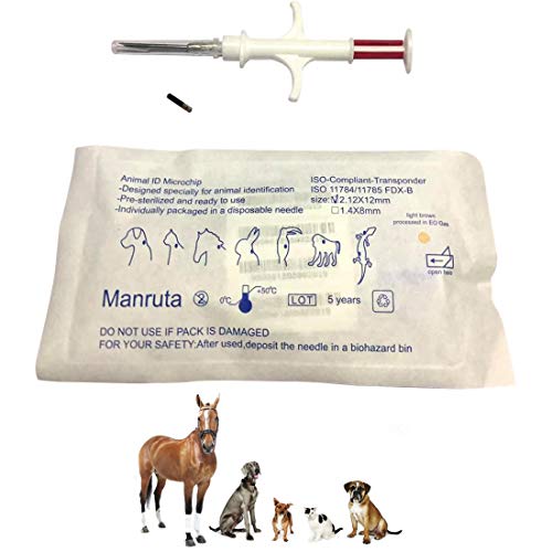 Animal ID 20-Pack ISO Compliant Transponder RFID Microchip Tag