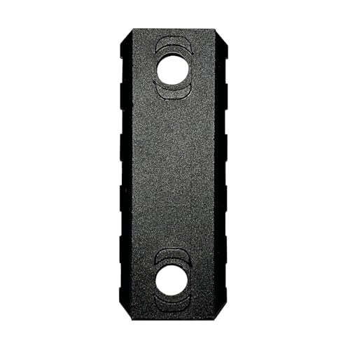 ATFLBOX 6 Stück Picatinny-Schienen für Mlock, 5 Slot Metall Mloc Picatinny-Schiene mit 12 T-Muttern & Schrauben, 6 Inbus-Schlüssel