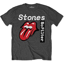 Rolling Stones Men’s Mick & Keith Watercolour Stars T-Shirt - Les Beatles, Paul McCartney, John Lennon, RIngo Starr, George Harrison