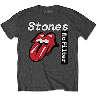 Rolling Stones Men’s Mick & Keith Watercolour Stars T-Shirt - Les Beatles, Paul McCartney, John Lennon, RIngo Starr, George Harrison