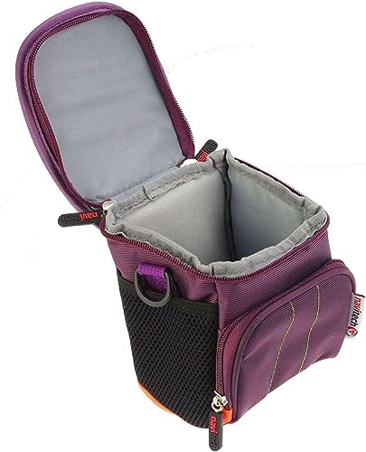 Sac de voyage violet pour étui de protection de jumelles Navitech