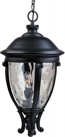 Maxim Lighting 41429WGBK, Camden VX 3-Light Outdoor Hanging Lantern, Black by Maxim Lighting