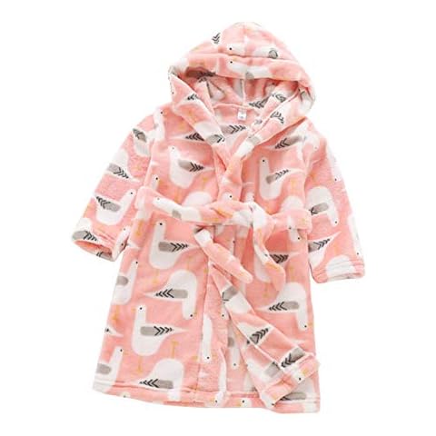 Insun Niños Albornoz Ducha Bata de Baño con Capucha Pijamas Camisón Cover