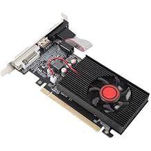 LICAEVEY GT610 Desktop Graphics Card, 2GB DDR3 64 Bit PCI E 2.0 X16 Low Profile Computer Video Card for Gaming Business, Support DVI, VGA, HDMI