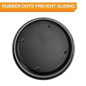 Neater Pet Brands Hammered Decorative Designer Bowls – Luxury Style Premium Dog and Cat Dishes (Large, Black Copper)