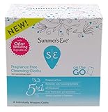 Summers Eve Cleansing Cloths 16 Count Fragrance-Free (3 Pack)