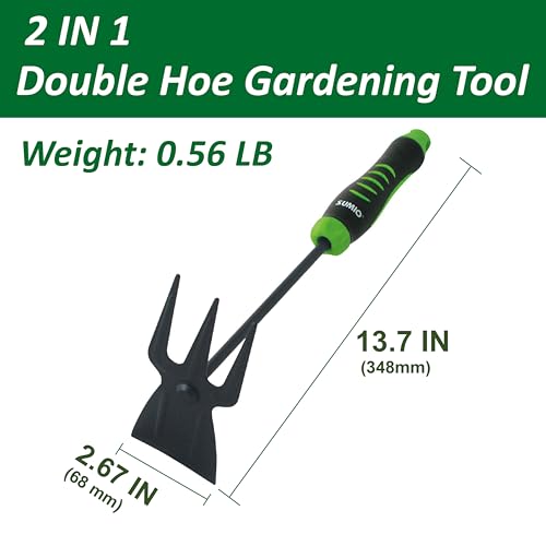 Azada y cultivador de acero SUMIO 13.7 pulgadas miniatura 3
