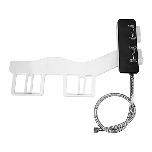 Asiento de inodoro bidé, bidé de inodoro, bidé de agua fría/caliente, bidé agua dulce pulverizador ducha auto limpieza boquilla higiénico conector en T mecánico asiento de inodoro