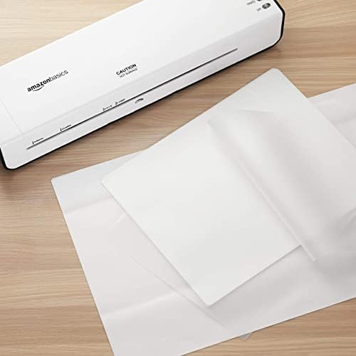 Amazon Basics Clear Thermal Laminating Plastic Paper Laminator Sheets, 22.9 cm x 29.2 cm, 200-Pack, 72 micron - 4