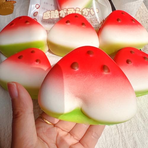 Squishy,Butter Squishy, Watermelon Taba Squishy,Slow Rising/Rebound,Toy for Stress Relief & Fidget Toys for ADHD，Party Favor Gift（1 PCS） — view 3
