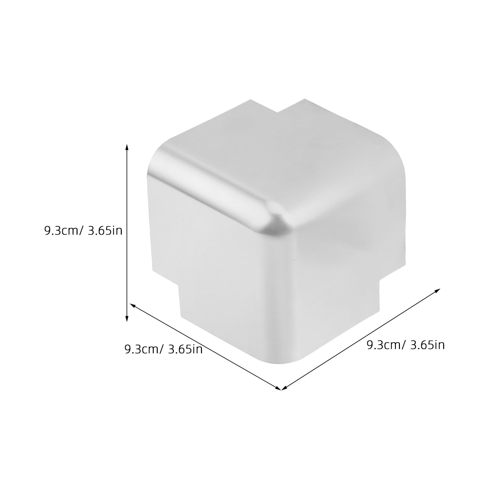 2 protections d'angle métalliques : protections de bord en aluminium pour camions frigorifiques – d'angle pour conteneurs, fourgons et boîtes à outils de pour le transport