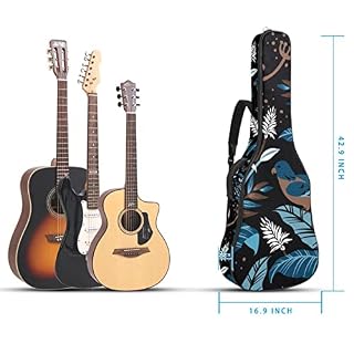 Étui de guitare coloré motif mandala abstrait, sac à dos de protection rembourré pour guitare classique acoustique… - Les Beatles, Paul McCartney, John Lennon, RIngo Starr, George Harrison Étui de guitare coloré motif mandala abstrait, sac à dos de protection rembourré pour guitare classique acoustique… – Image 5